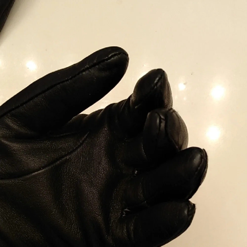 Charter Club Leather Gloves super soft Touch Screen Tech Gloves